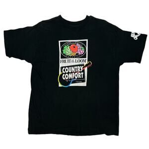 Vintage 90s Fruit of the Loom Country Comfort Alabama Tour Tee